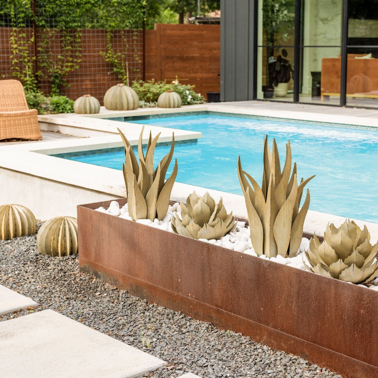 DIY Desert Steel Planter Garden: From Design to Installation