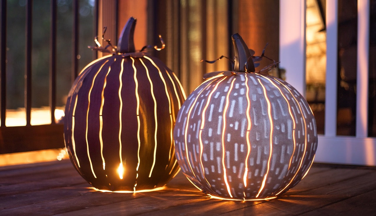 Hot Item Pumpkin Luminary Set By Desert hotsell Steel