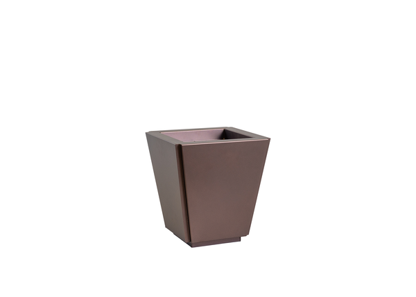 Steel Tapered Box Style Planter - Copper Rock