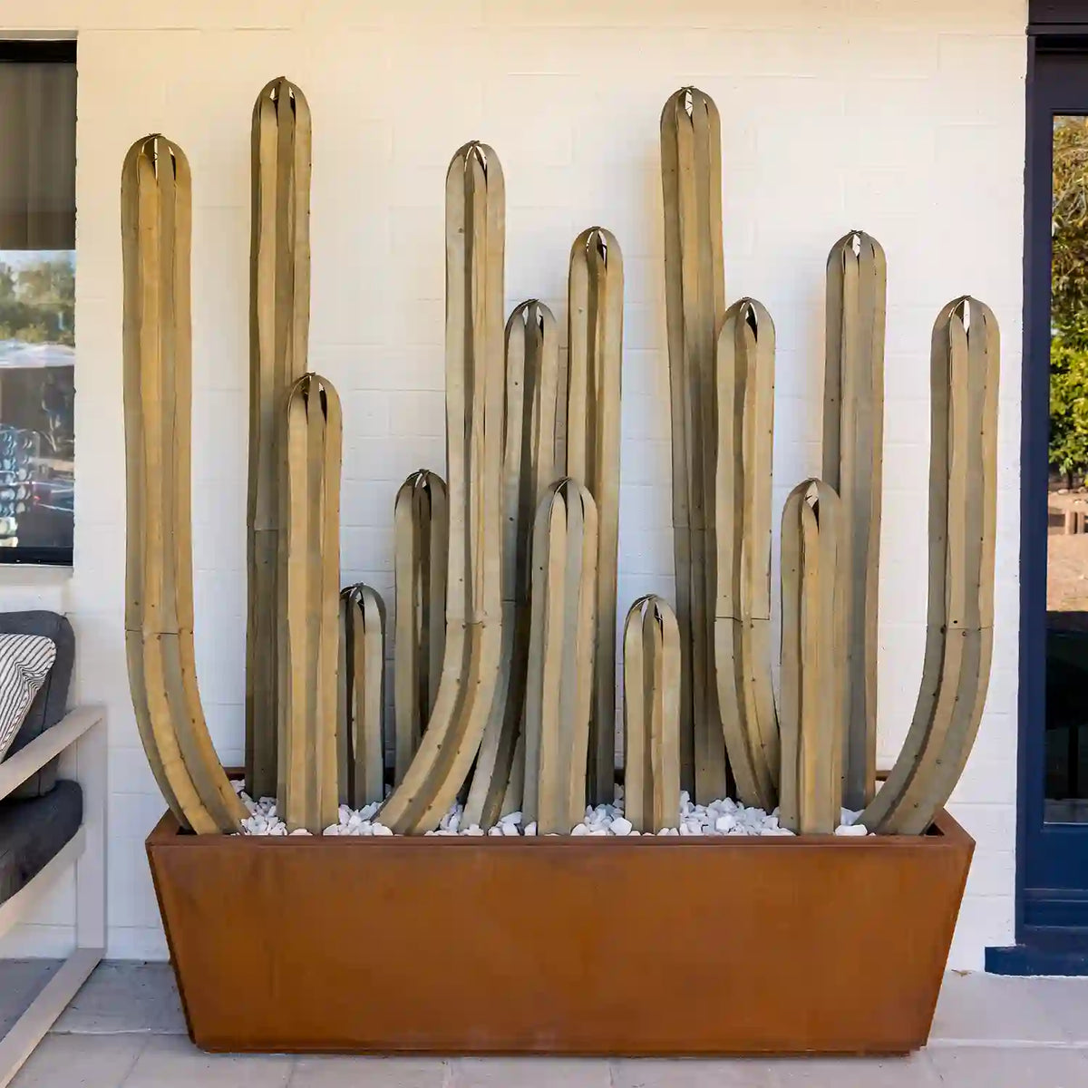 fence box planters 15pc Fence Post + Planter Bundle – Desert Steel