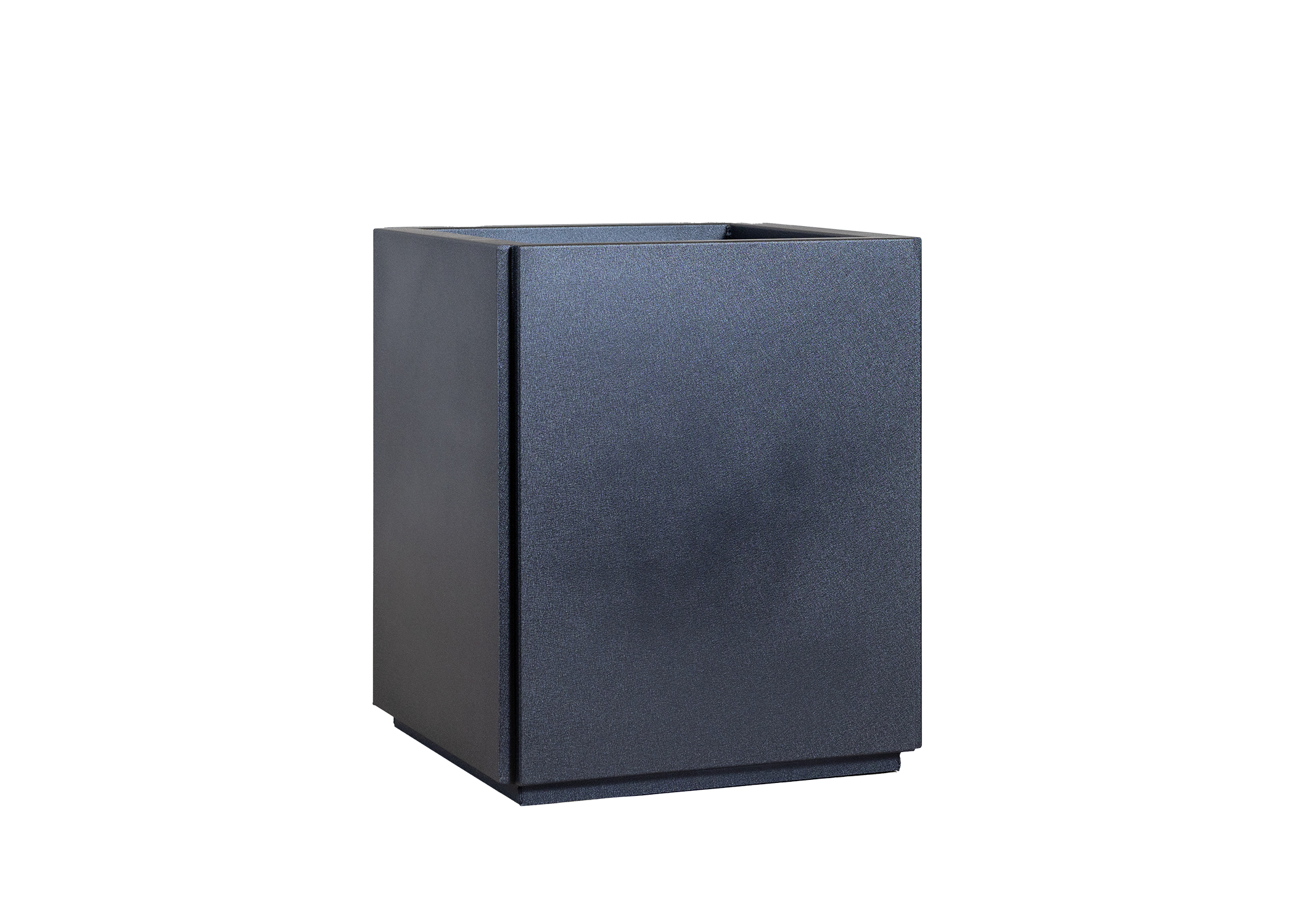 Steel Straight Box Style Planter - Graphite