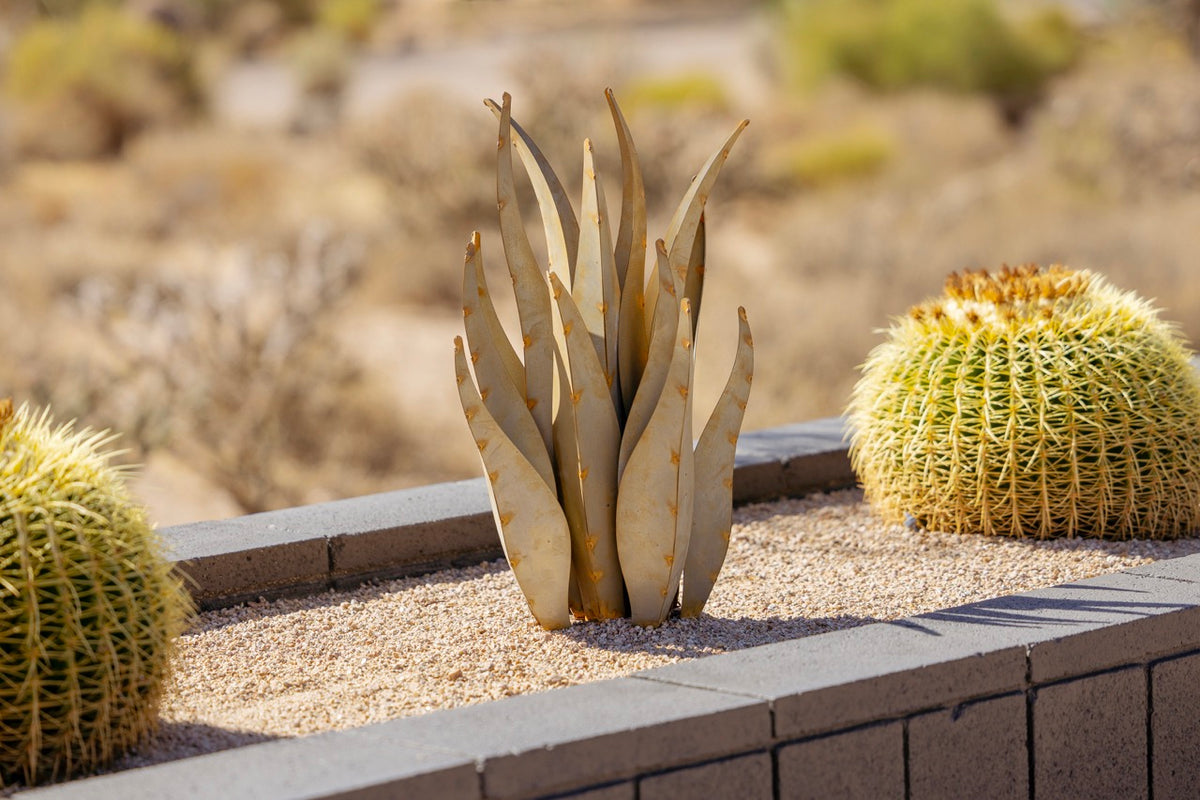 Emperor Agave Metal Landscape Art Desert Steel