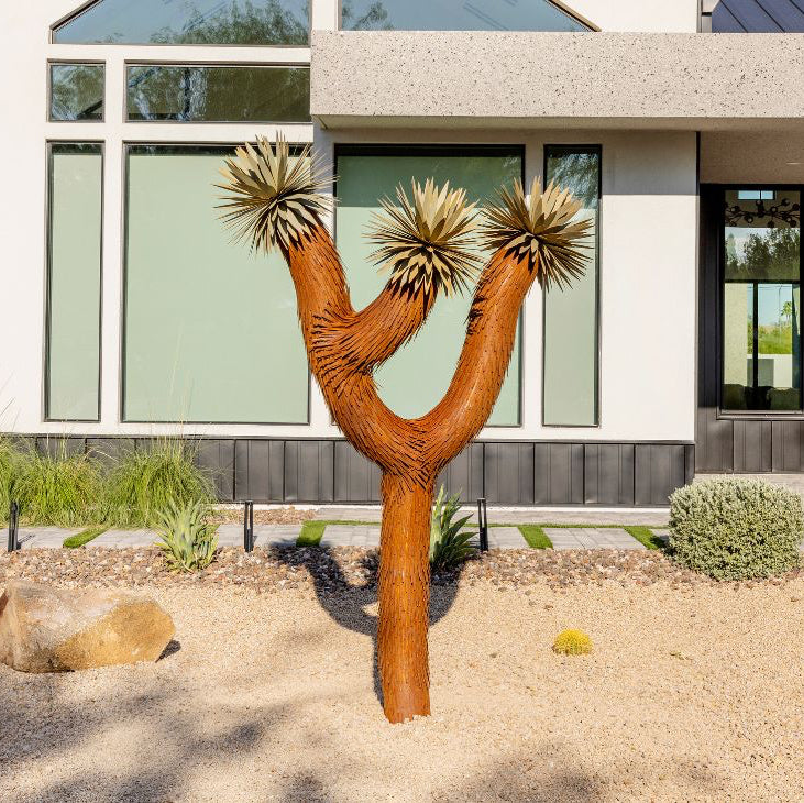 joshua tree house plant Metal Joshua Tree (6ft, Two-head) | Faux Joshua Tree