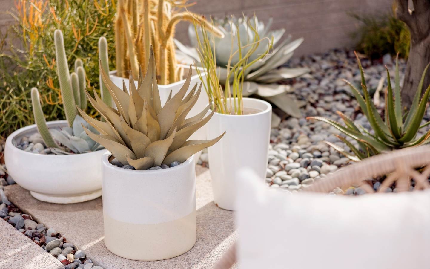 outdoor metal plant racks Cocoyard Three Flower Pots Collapsible Plant Stands, No Assembly Tools Required, Set of 2 (Large+Small)