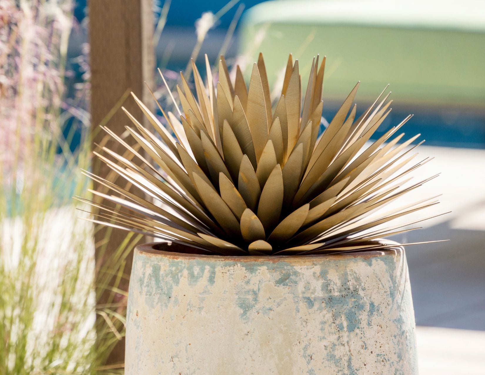 Metal Yucca Succulent