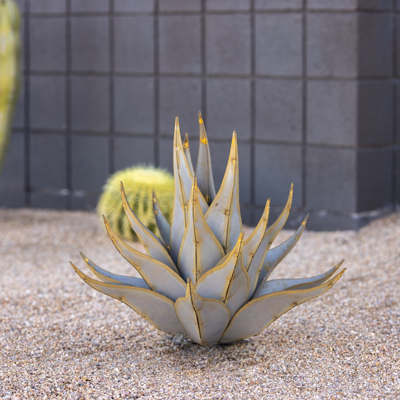 Sharkskin Agave | Metal Landscape Art | Desert Steel