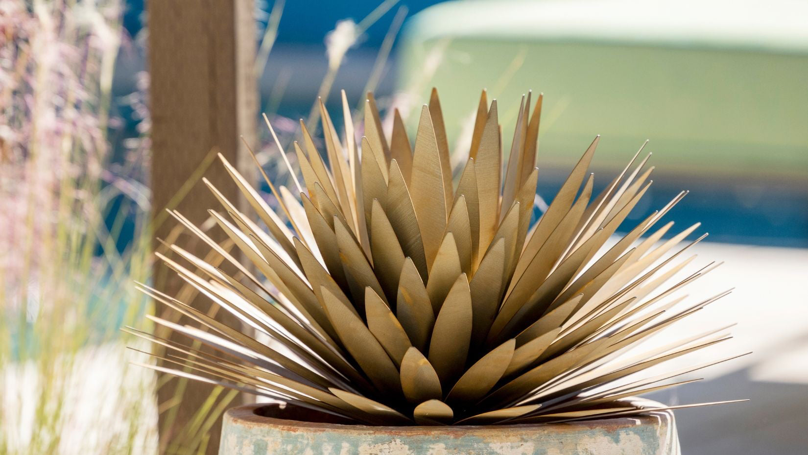 is a yucca plant a succulent Metal Yucca Succulent | Landscape Yard Art