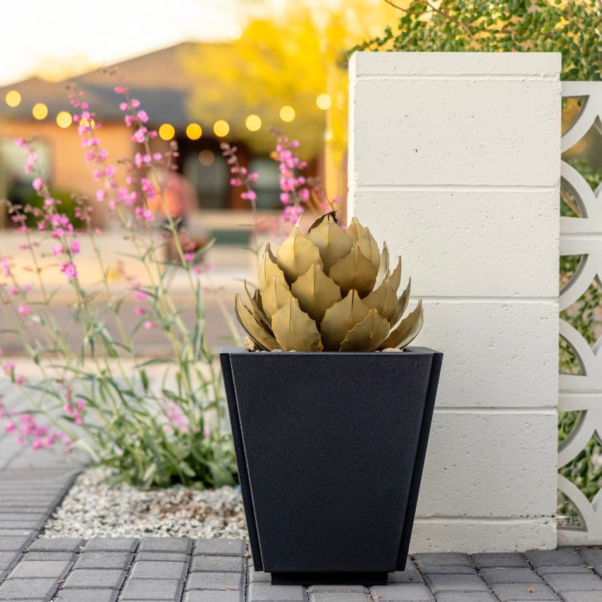 Metal Artichoke Agave | Landscape Yard Art | Desert Steel