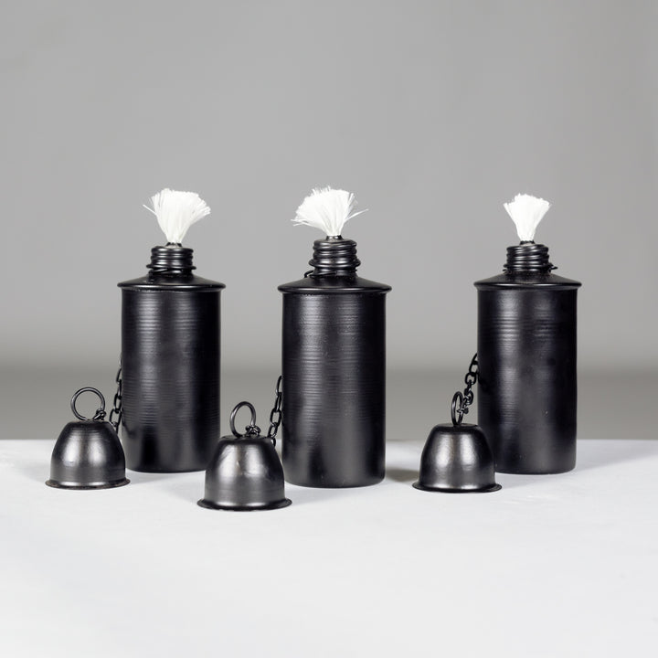 Torch Canisters are sold in sets of three.